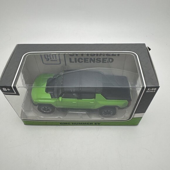 Die Cast 2024 GMC Hummer EV 1:48 Scale in Lime Green - Picture 2 of 4